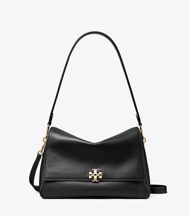 Tory Burch designer sacs porté épaule Sac bandoulière Charlie dans Black de face