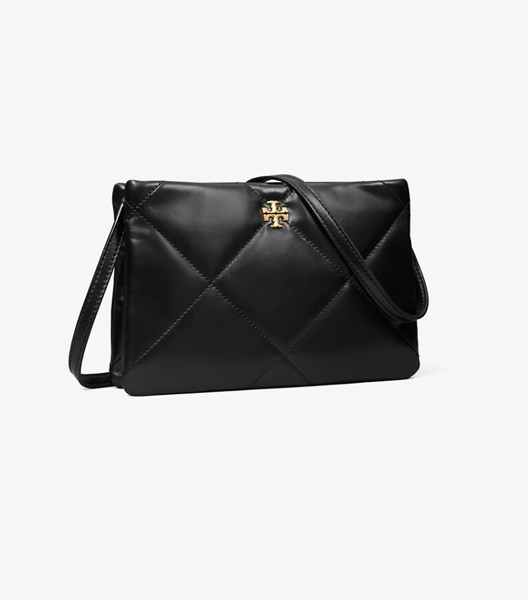 Tory Burch designer sacs à bandoulière Sac bandoulière Kira matelassé losanges dans Black angle