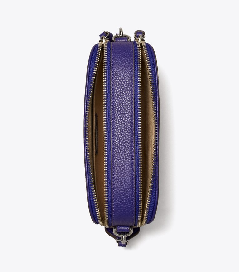Tory Burch designer sacs à bandoulière Sac bandoulière Mini Miller dans Ballpoint Blue vue du dessus