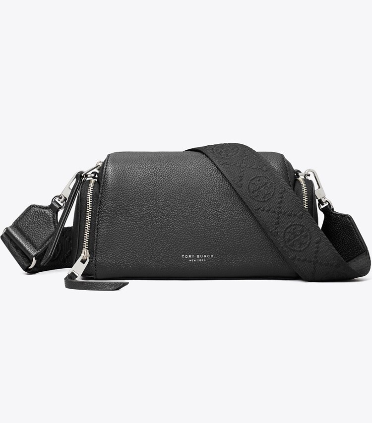 Tory Burch designer sacs à bandoulière Sac bandoulière Perry Voyager dans Black de face