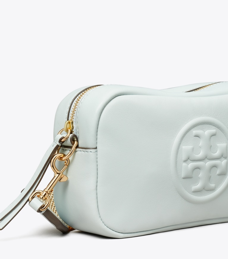 Tory Burch designer sacs à bandoulière Sac bandoulière souple Mini Miller dans Light Sea détails