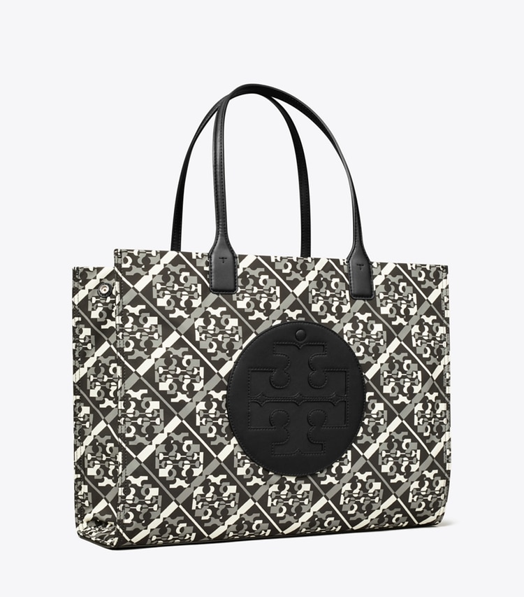 Tory Burch designer cabas Sac cabas imprimé Ella in Prismatic Logo angle
