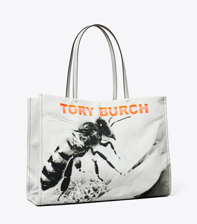 Tory Burch designer cabas Sac cabas imprimé Ella in Bee Print angle