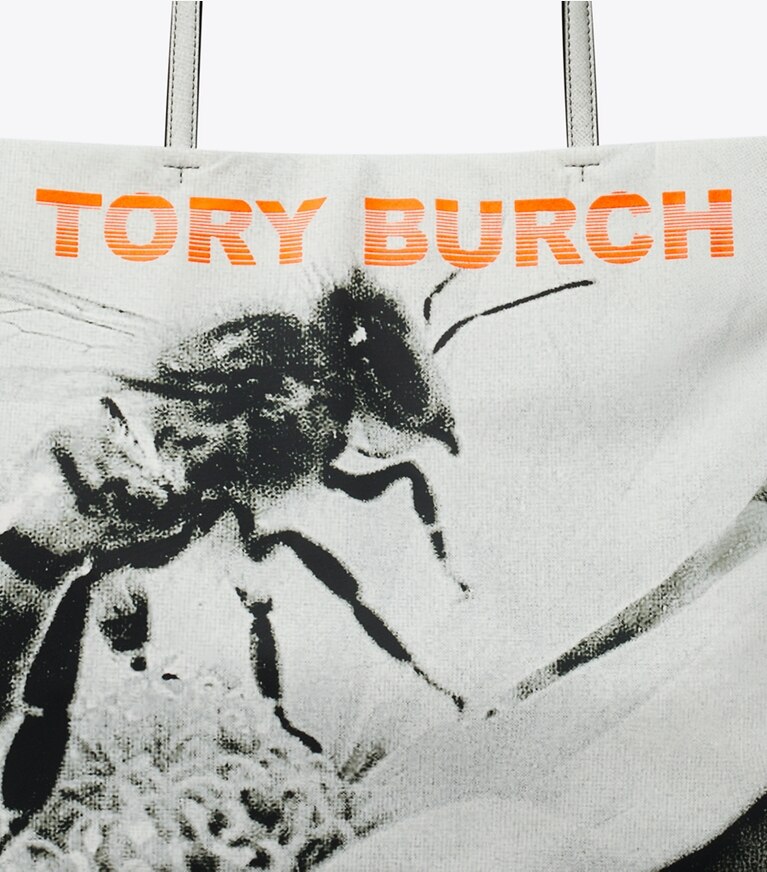 Tory Burch designer cabas Sac cabas imprimé Ella in Bee Print angle