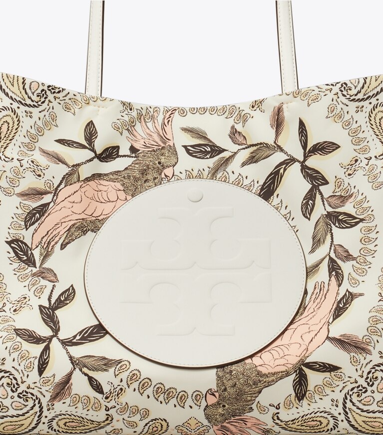 Tory Burch designer cabas Sac cabas imprimé Ella in Pink Cockatoo informations
