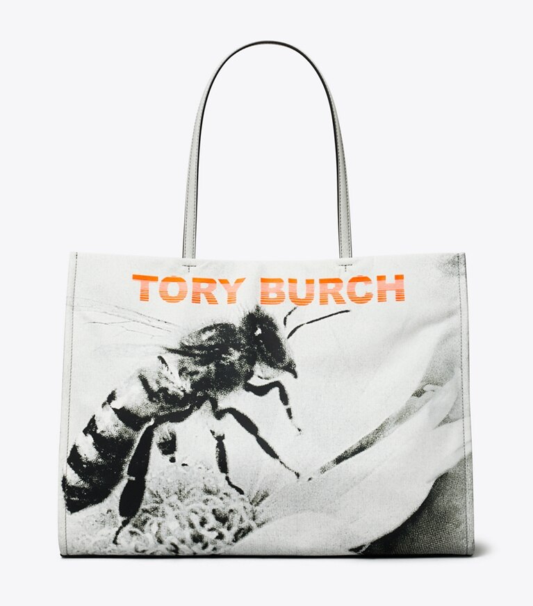 Tory Burch designer cabas Sac cabas imprimé Ella in Bee Print angle