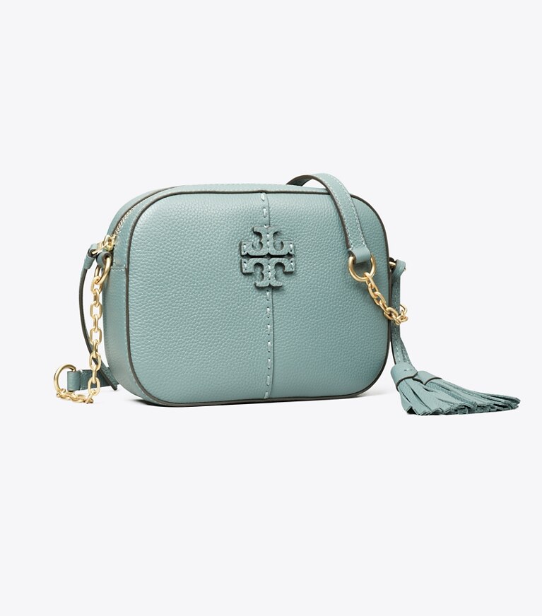 Tory Burch designer sacs à bandoulière Sac caméra McGraw in ARCTIC angle
