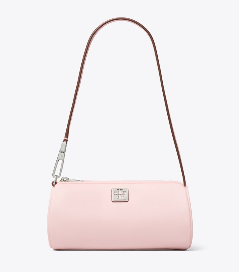 Tory Burch designer sacs porté épaule Sac cylindrique Virginia in Pink angle