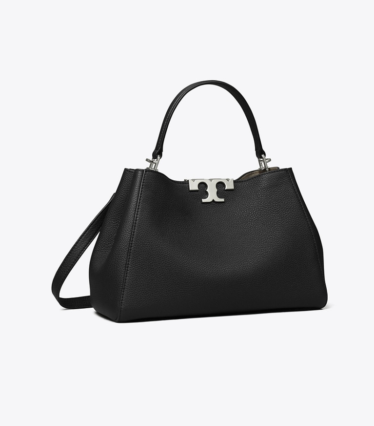 Tory Burch designer sac à main Sac Eleanor Medium souple in Black angle