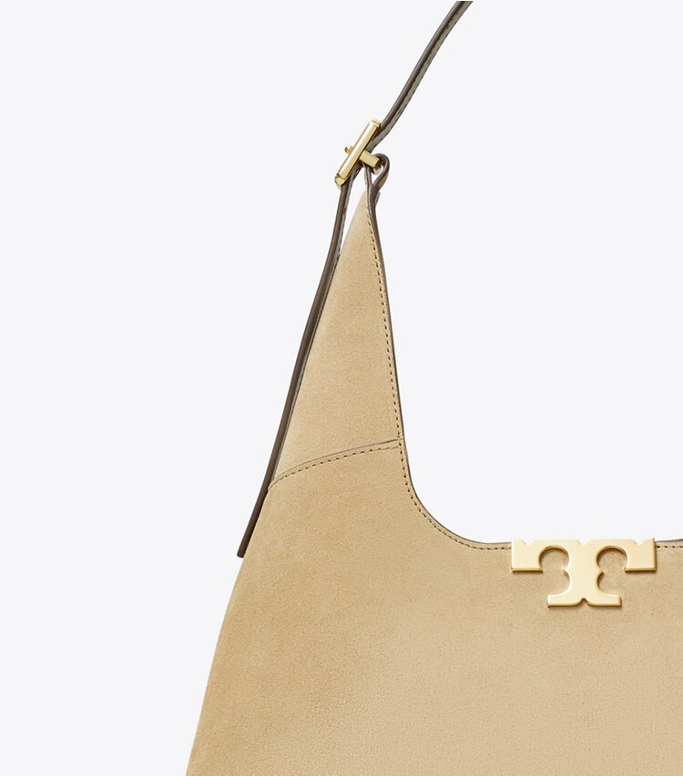 Tory Burch designer sacs porté épaule Sac hobo Eleanor en daim in Oatmeal informations