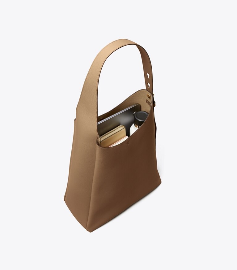 Tory Burch designer sacs hobo Sac Hobo Romy in Wild Mushroom additional