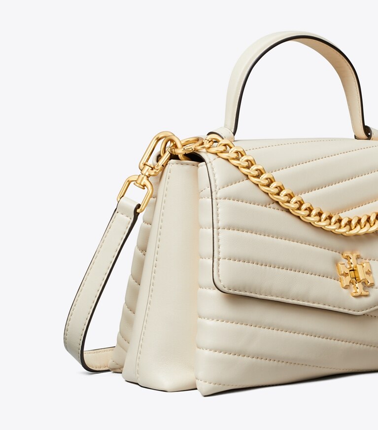 Tory Burch designer sac à main Sac Kira à chevrons et anse in New Cream informations