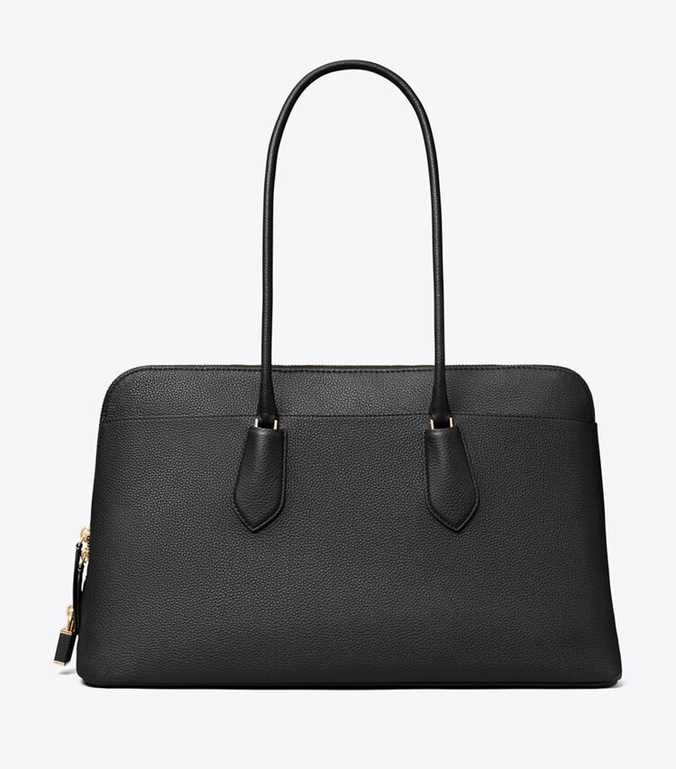 Tory Burch designer sac à main Sac Lock dans Black de face
