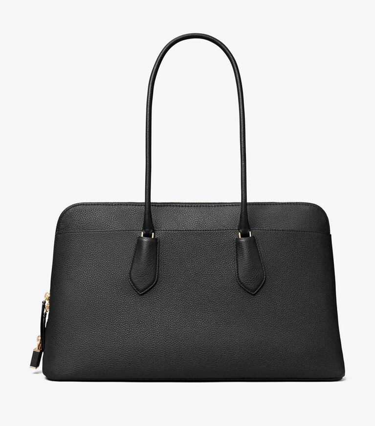 Tory Burch designer sac à main Sac Lock dans Black de face