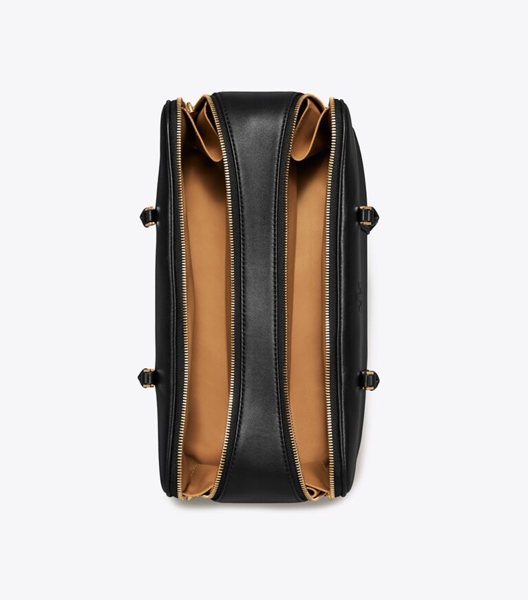 Tory Burch designer sac à main sac Marshmallow in Black angle