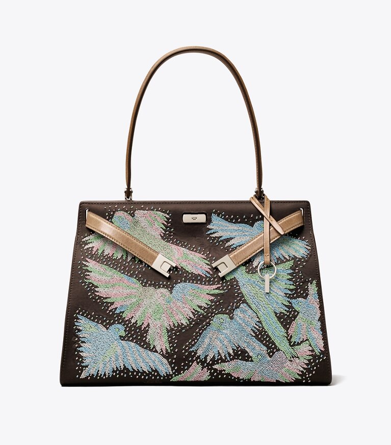 Tory Burch designer cabas Sac perlé Lee Radziwill classique dans Multi supplémentaire