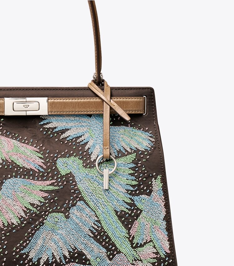Tory Burch designer cabas Sac perlé Lee Radziwill classique dans Multi détails