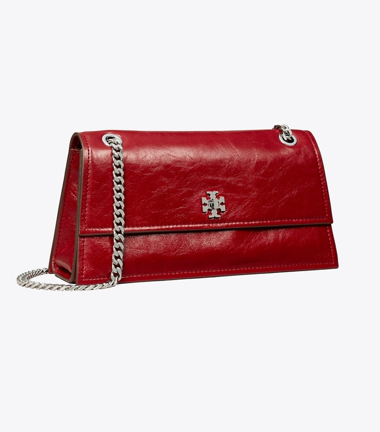 Tory Burch designer sacs porté épaule Sac porté épaule à fermoir Kira in Red angle