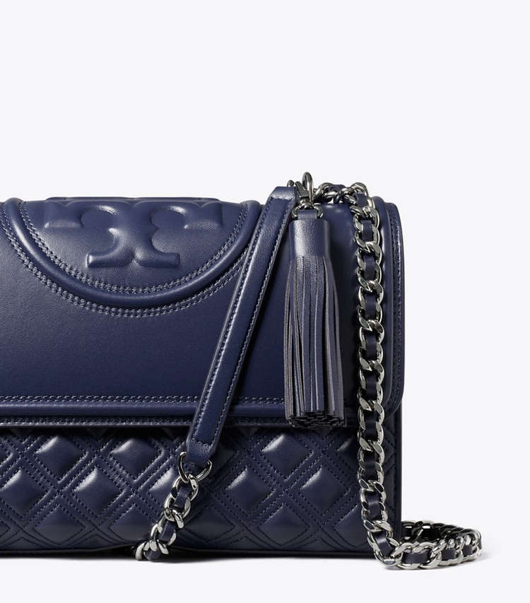 Tory Burch designer sacs porté épaule Sac porté épaule convertible Fleming in Royal Navy informations