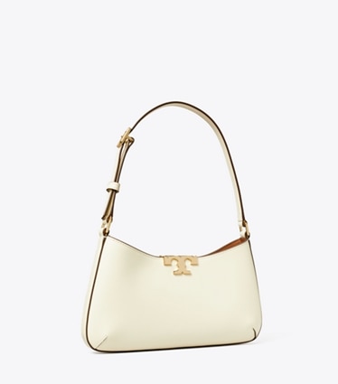Tory Burch designer sacs porté épaule Sac porté épaule fin Eleanor in Warm White angle