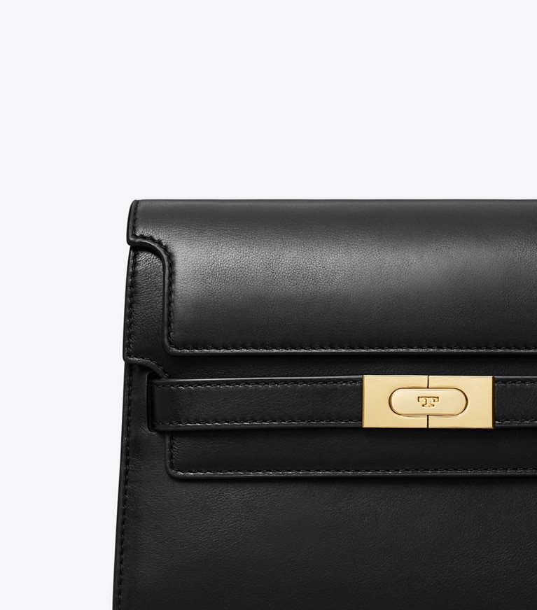 Tory Burch designer sacs porté épaule Sac porté épaule Lee Radziwill in Black angle