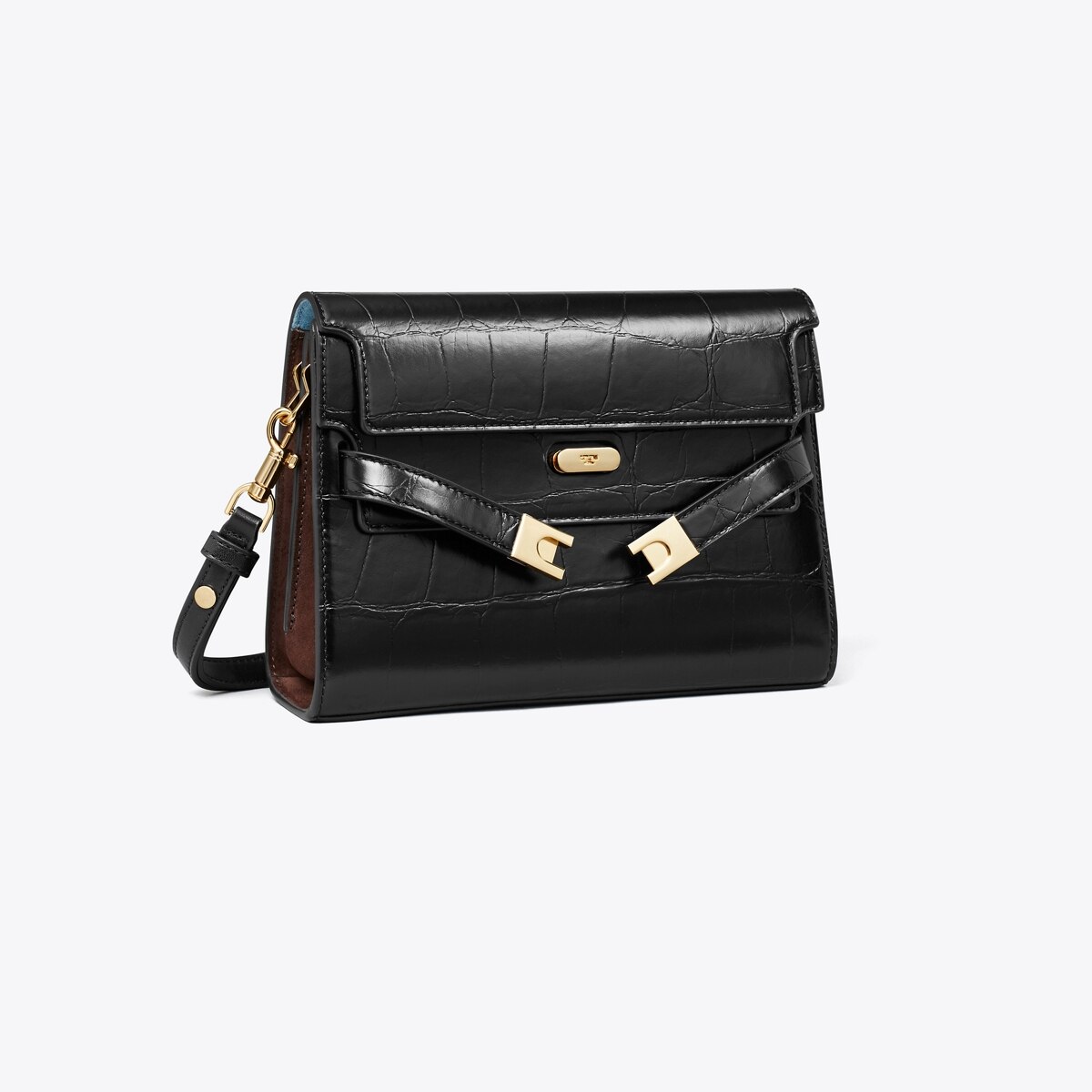 Bag Sac Th Lock Finition Crocodile Sac Porté épaule Lee Radziwill