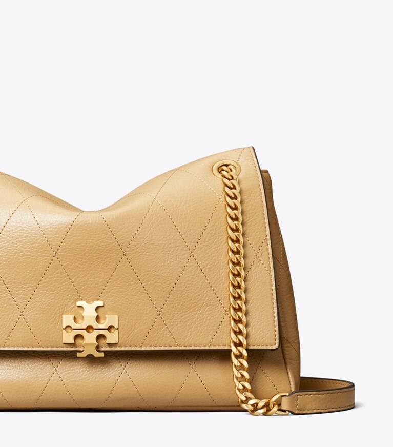 Tory Burch designer sacs porté épaule Sac porté épaule matelassé Charlie in Pecan informations