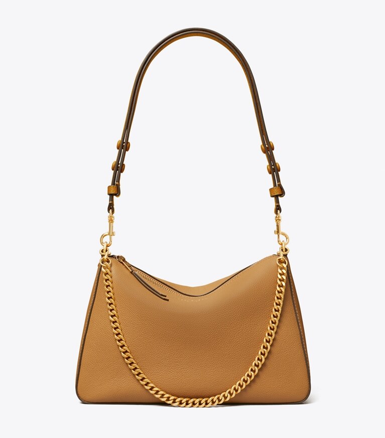 Tory Burch designer sacs porté épaule Sac porté épaule Perry dans Tiramisu de face