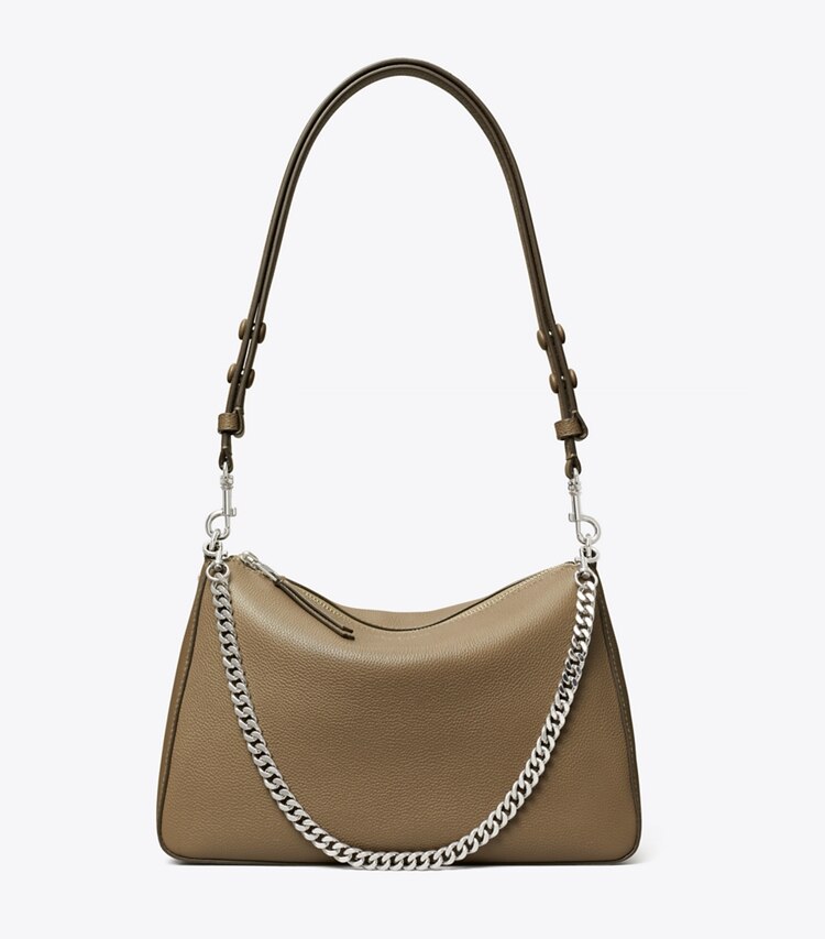 Tory Burch designer sacs porté épaule Sac porté épaule Perry dans Wild Mushroom de face