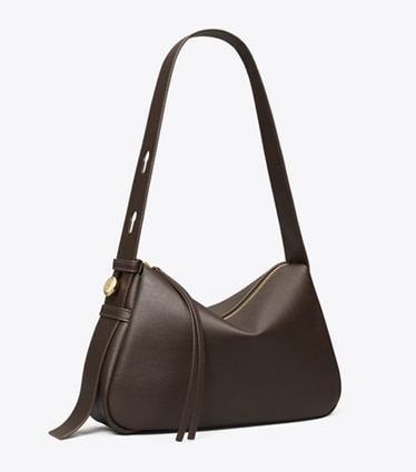 Tory Burch designer sacs porté épaule Sac porté épaule Romy in Deep Brown angle