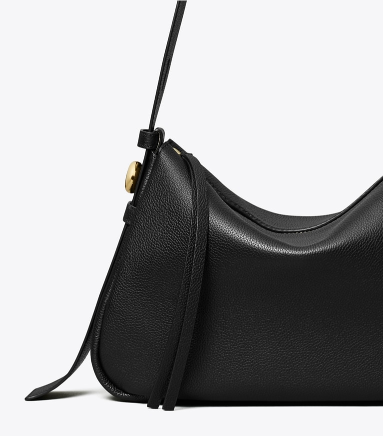 Tory Burch designer sacs porté épaule Sac porté épaule Romy in Black angle