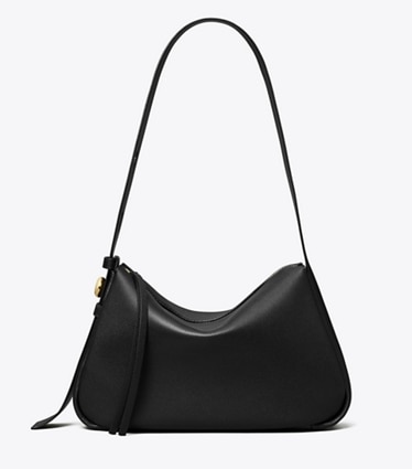 Tory Burch designer sacs porté épaule Sac porté épaule Romy in Black front