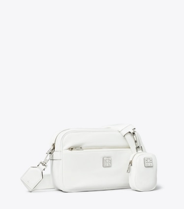 Tory Burch designer sacs porté épaule Sac porté épaule Virginia in Snow White angle