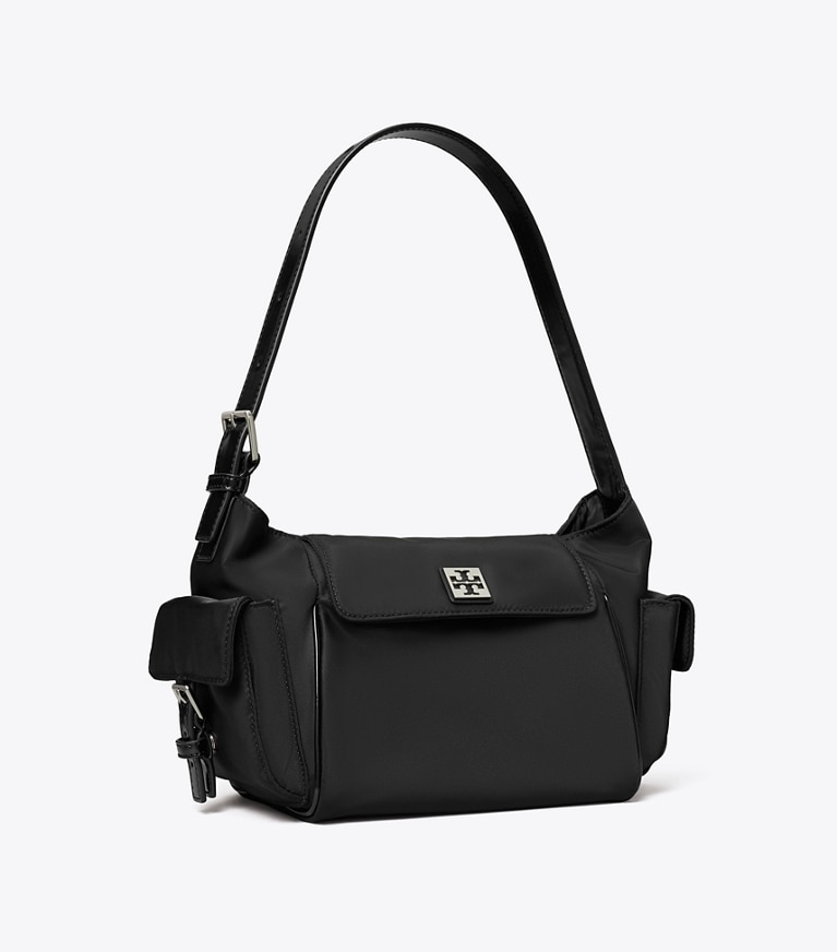 Tory Burch designer sacs porté épaule Sac porté épaule Virginia Pocket in Black angle