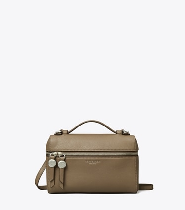 Tory Burch designer sacs à bandoulière Sac Romy Slim à poignée in Wild Mushroom front