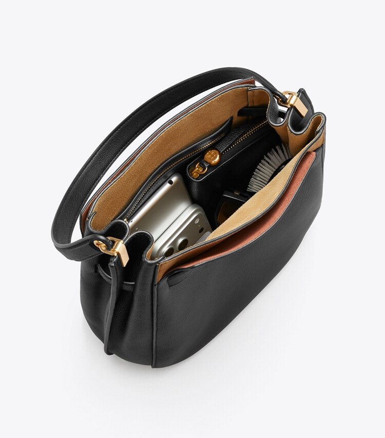 Tory Burch designer sacs porté épaule Sac seau Lee Radziwill dans Black supplémentaire
