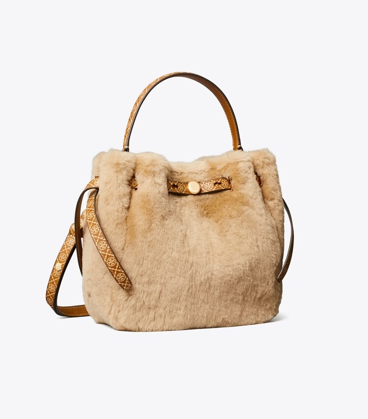 Tory Burch designer sacs à bandoulière Sac seau Romy en rason dans Teddy angle