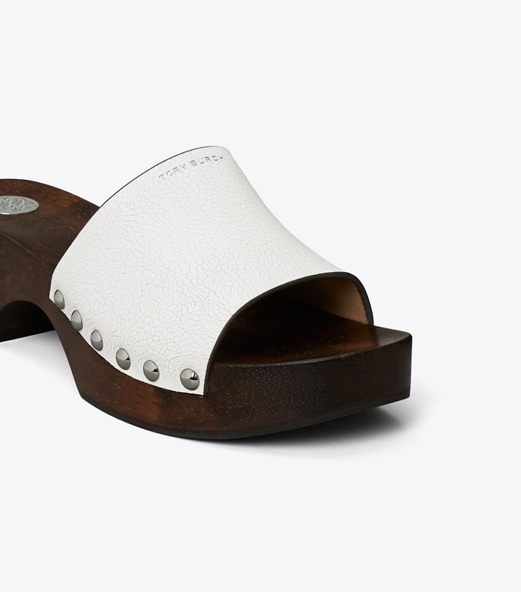 Tory Burch designer sandals Sandal Clog in WHITE detail