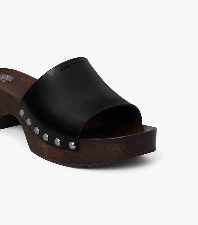 Tory Burch designer sandals Sandal Clog in BLACK detail