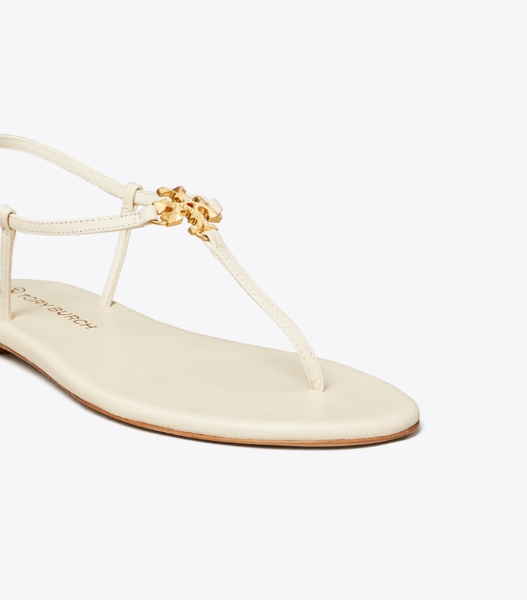 Tory Burch designer sandales Sandale à brides Capri dans NEW IVORY détails