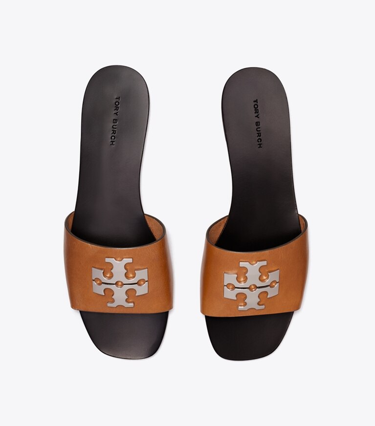 Tory Burch designer sandales Sandale Charlie Cuoio dans CLASSIC CUOIO vue du dessus