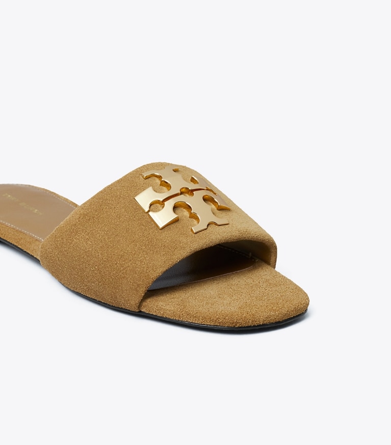Tory Burch designer sandales Sandale Charlie dans TOFFEE / GOLD détails