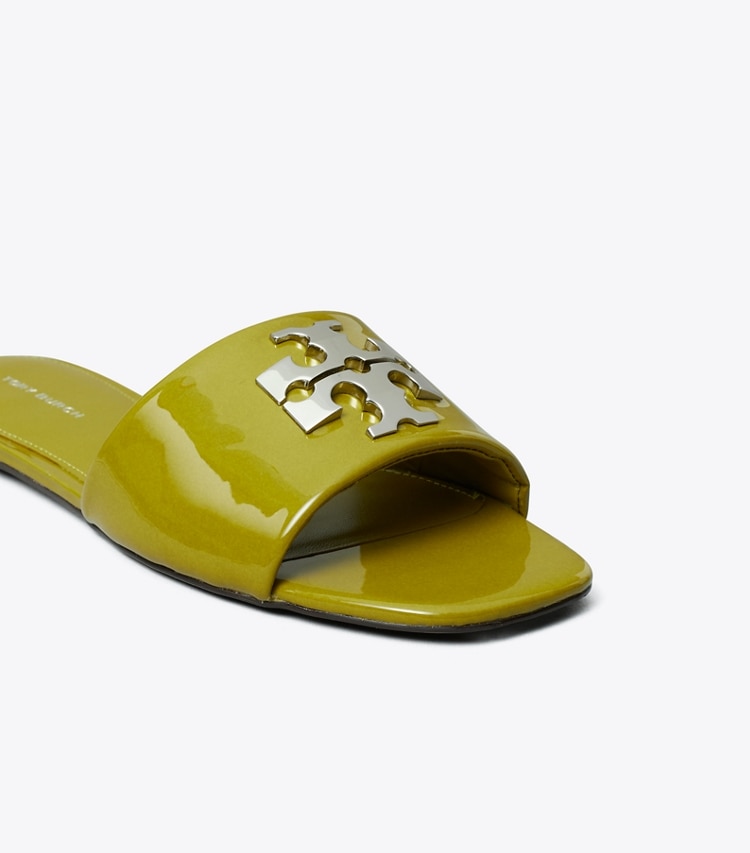 Tory Burch designer sandales Sandale Charlie dans MOSS / SILVER détails