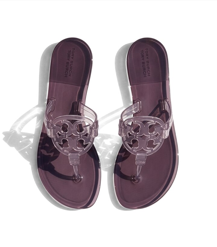 Sandale en plastique transparent Miller