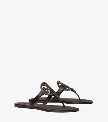 Tory Burch designer sandales Sandale Miller dans COCOA angle