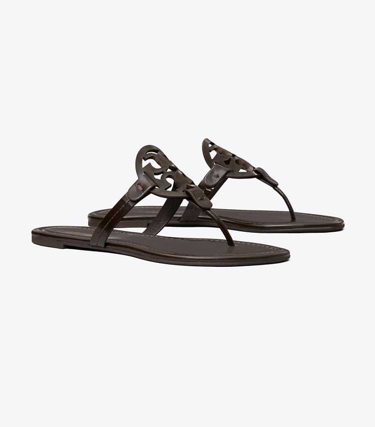 Tory Burch designer sandales Sandale Miller dans COCOA angle