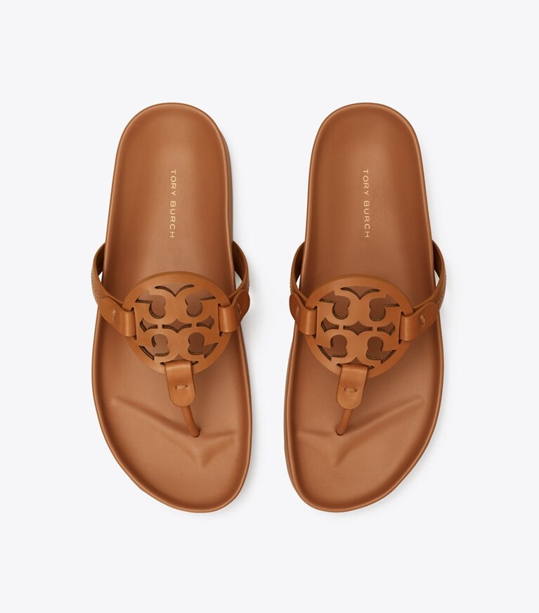 Tory Burch designer sandales Sandale Miller Cloud dans BOURBON MIELE / BOURBON MIELE vue du dessus