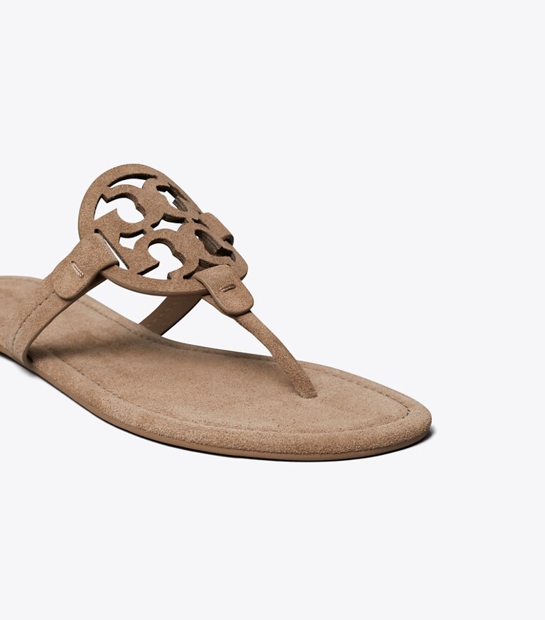 Tory Burch designer sandales Sandale Miller en suède dans RIVER ROCK détails
