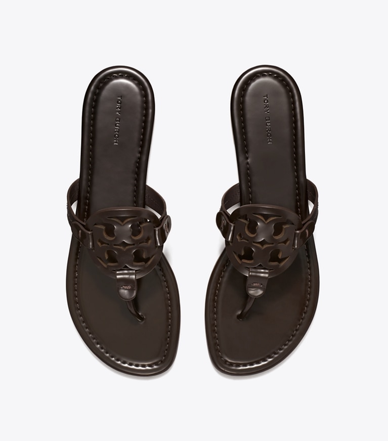 Tory Burch designer sandales Sandale Miller dans COCOA vue du dessus