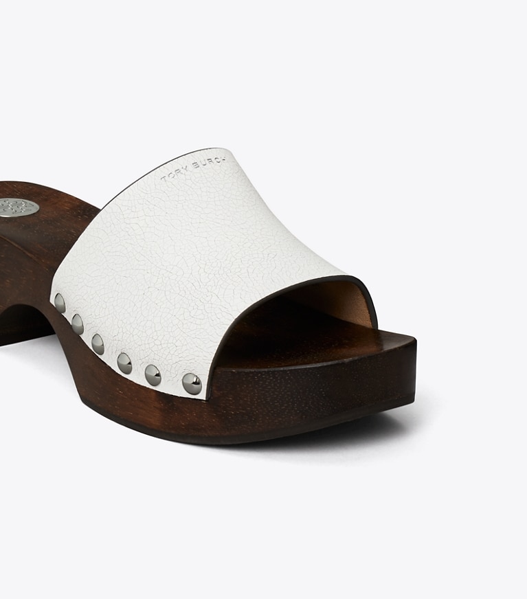 Tory Burch designer sandales Sandale sabot dans WHITE détails